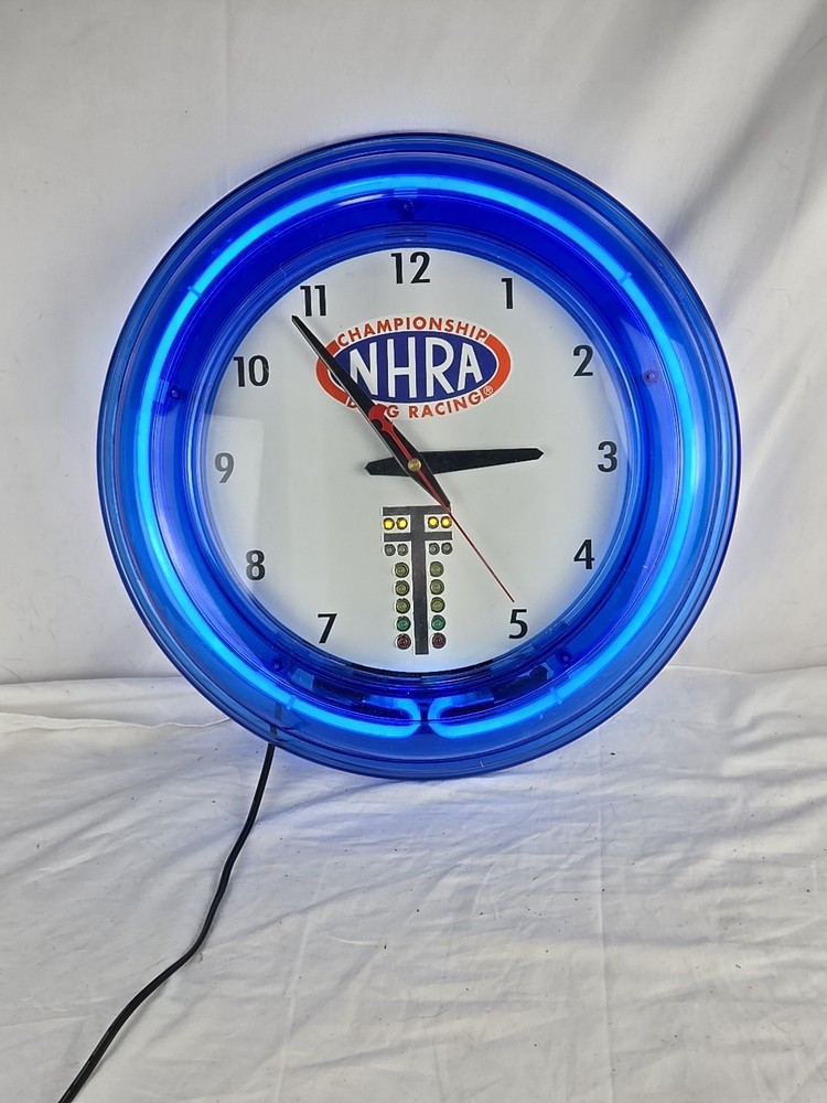 Rare Wall Clock NHRA Championship Drag Racing Tree Lights (Clock Not Working)