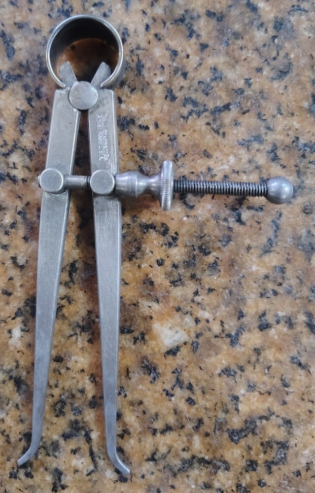 🗽 VINTAGE  STARRETT 4-1/2" ID CALIPER