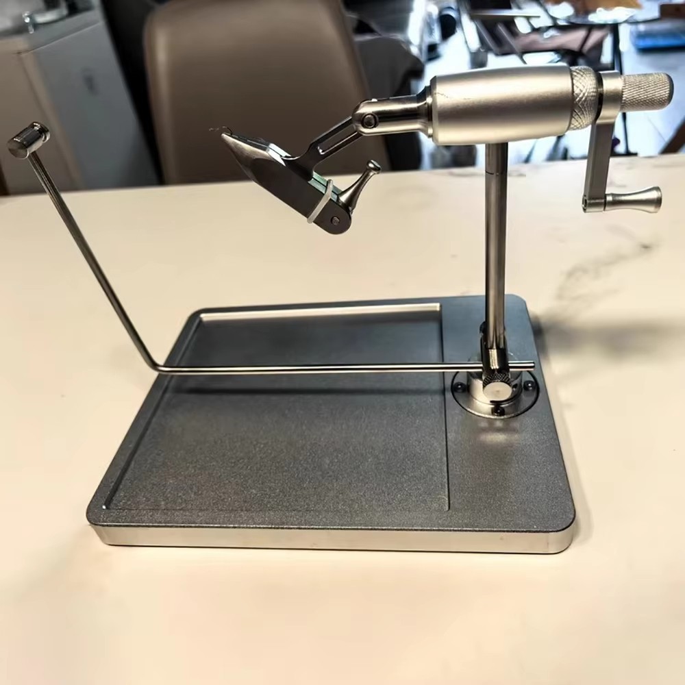 Adjustable Fly Tying Station with Rotating Bobbin Tool for Fly Tying Lure Making