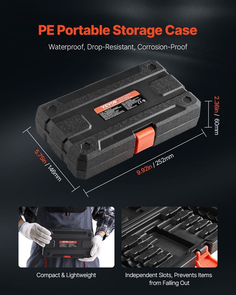 Extended 3/8in Drive S2 Alloy 18Pc Hex Bit Socket Set