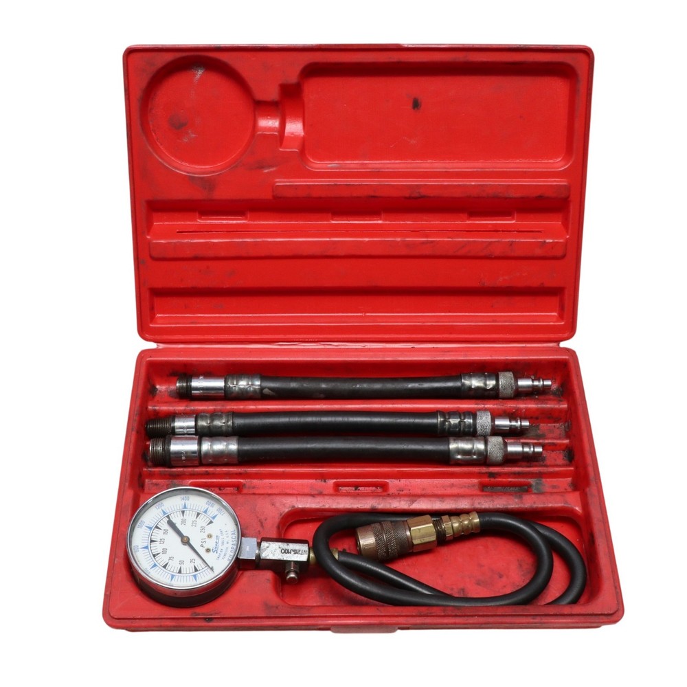 Snap-on Compression Gauge Set MT308KB & 3 Hose with Case