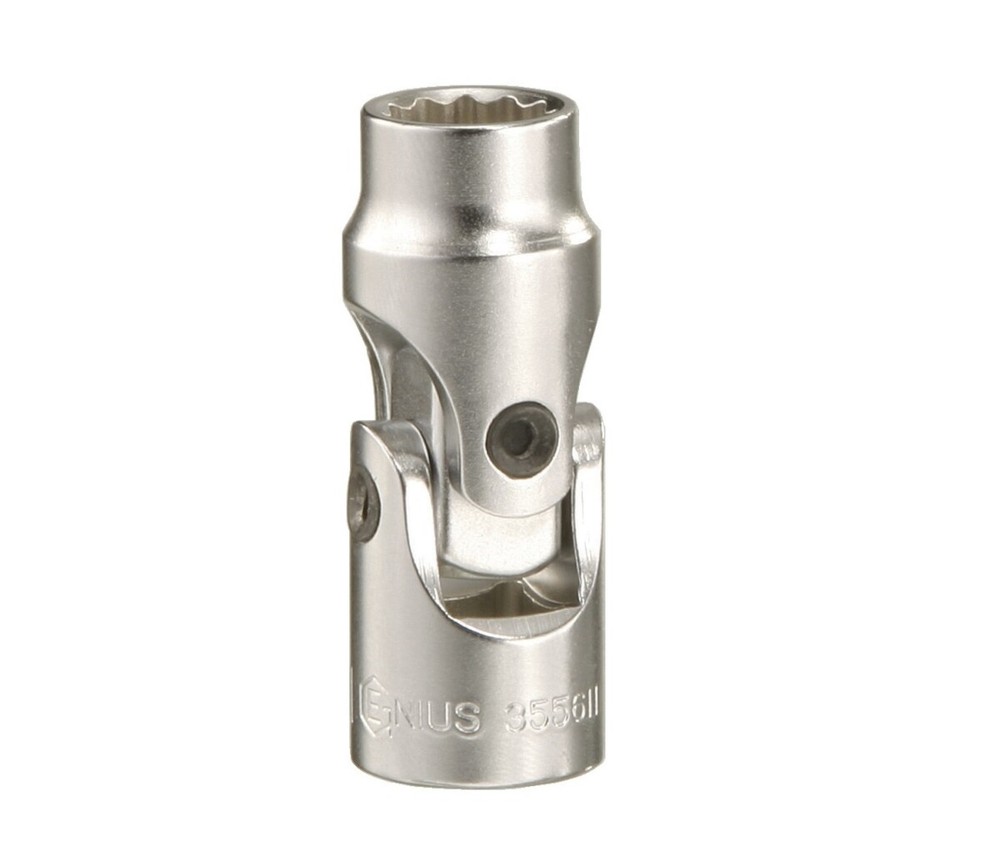 Genius Tools 1/4" Dr. 9mm Universal Hand Socket (12-Point) - 253509