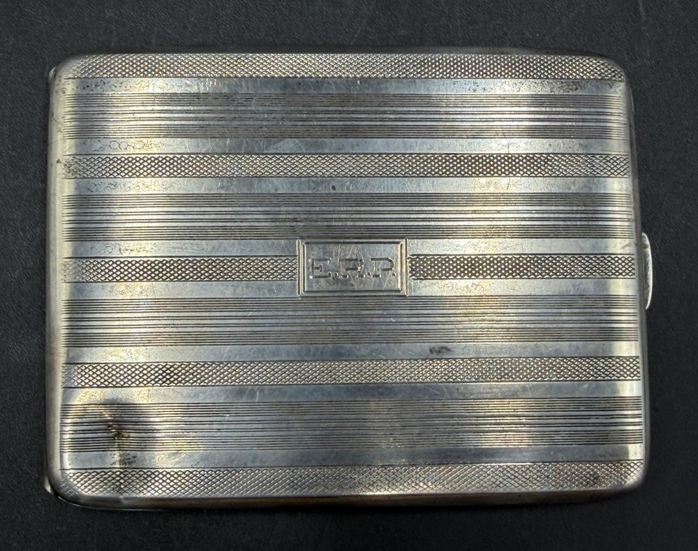 Vintage Napier Sterling Silver Cigarette Case #520 297