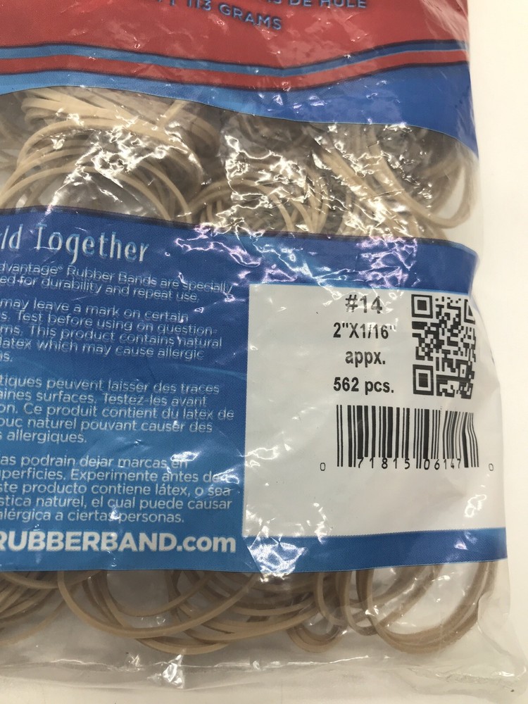 Bag Of 562 #14 Rubberbands