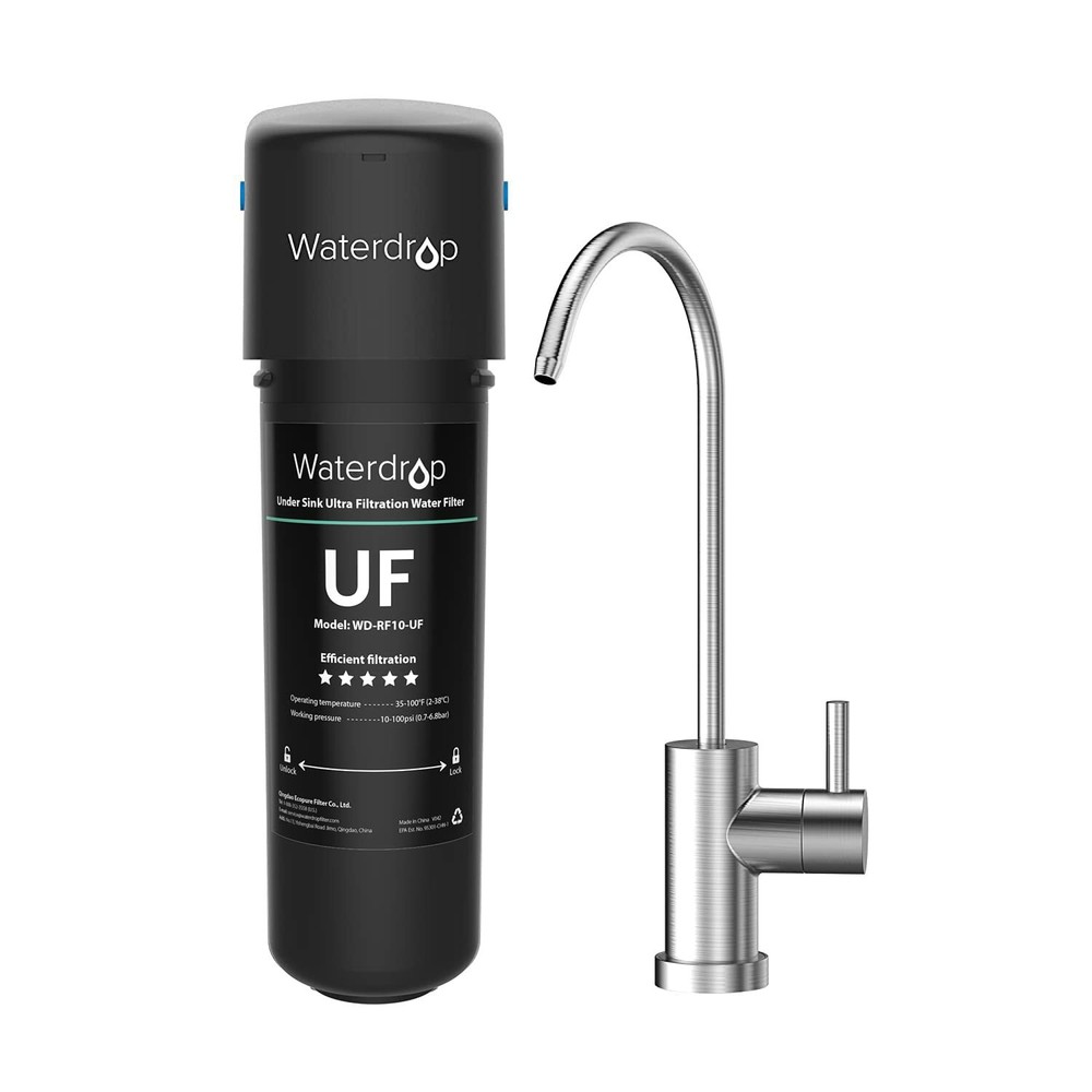 Waterdrop 10UB-UF Under Sink Water Filter with Dedicated Faucet