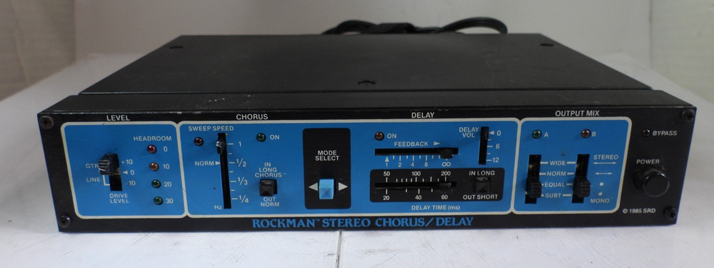 Vintage Rockman Stereo Chorus/Delay Echo Effects Processor Tom Scholz SR&D