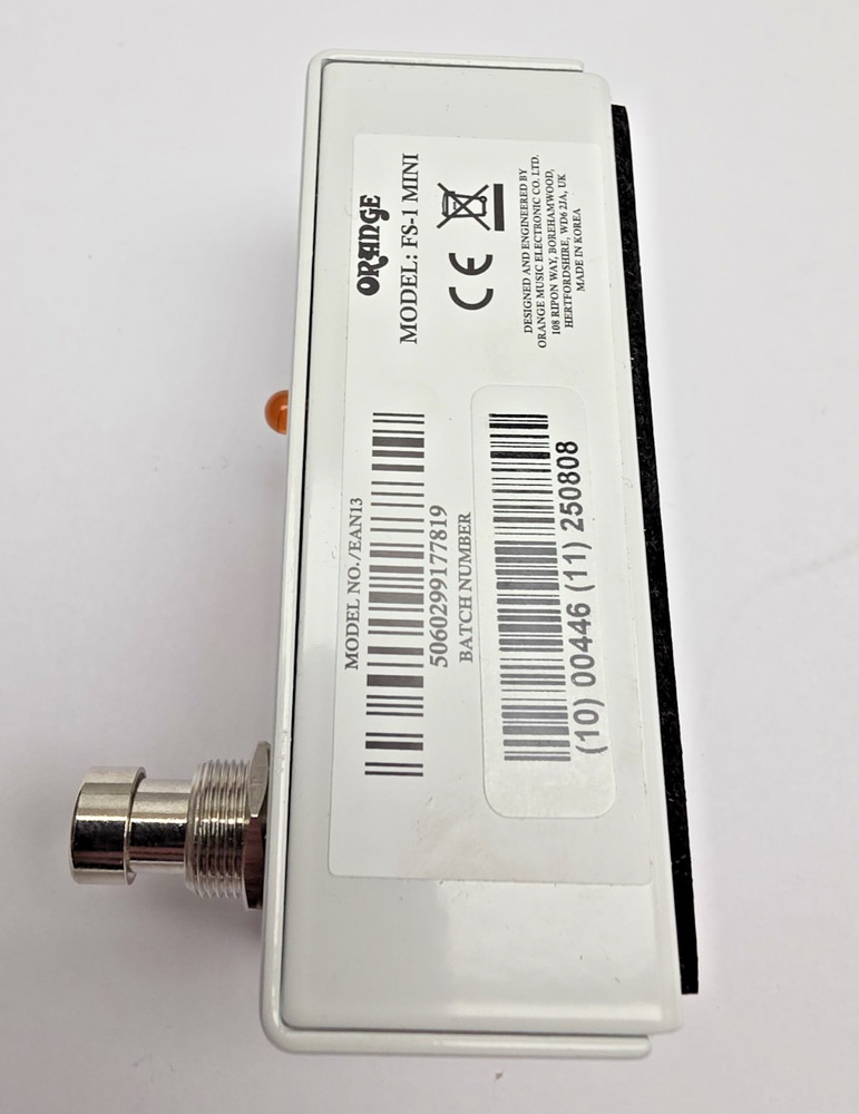FS-1 , Orange Single Button Footswitch - Mini