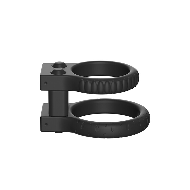 Men E-Stim Penis Shock Therapy Silicone Rings Ball Extender Host Pulse Device