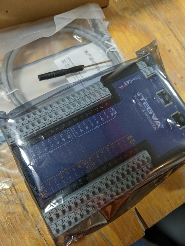 Itegva Ethercat Ethernet DIO IO 16 in 16 out 24V Controller !Charity! ECATDIO