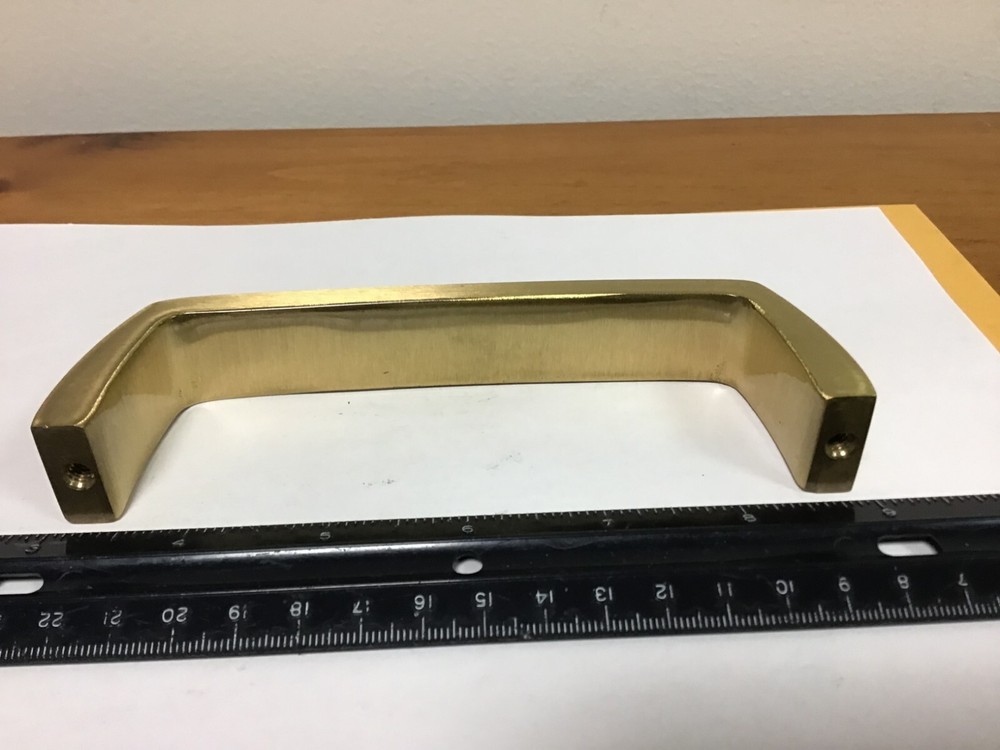 New Von Duprin Pull Handle, Part # 972466 / 972467, Brushed Brass
