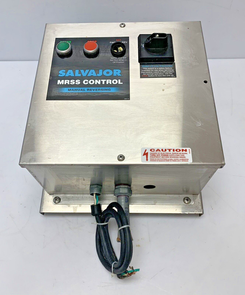Salvajor MRSS Control Model-LD Line Disconnect Manual Reversing