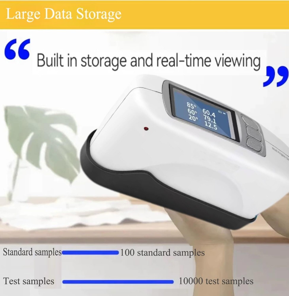 Small Aperture Gloss Meter with 60° 0~200GU for Plastic Electronics Hardware