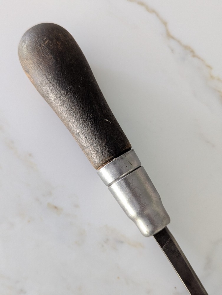 Vintage Bearing Scraper w/Wood Handle