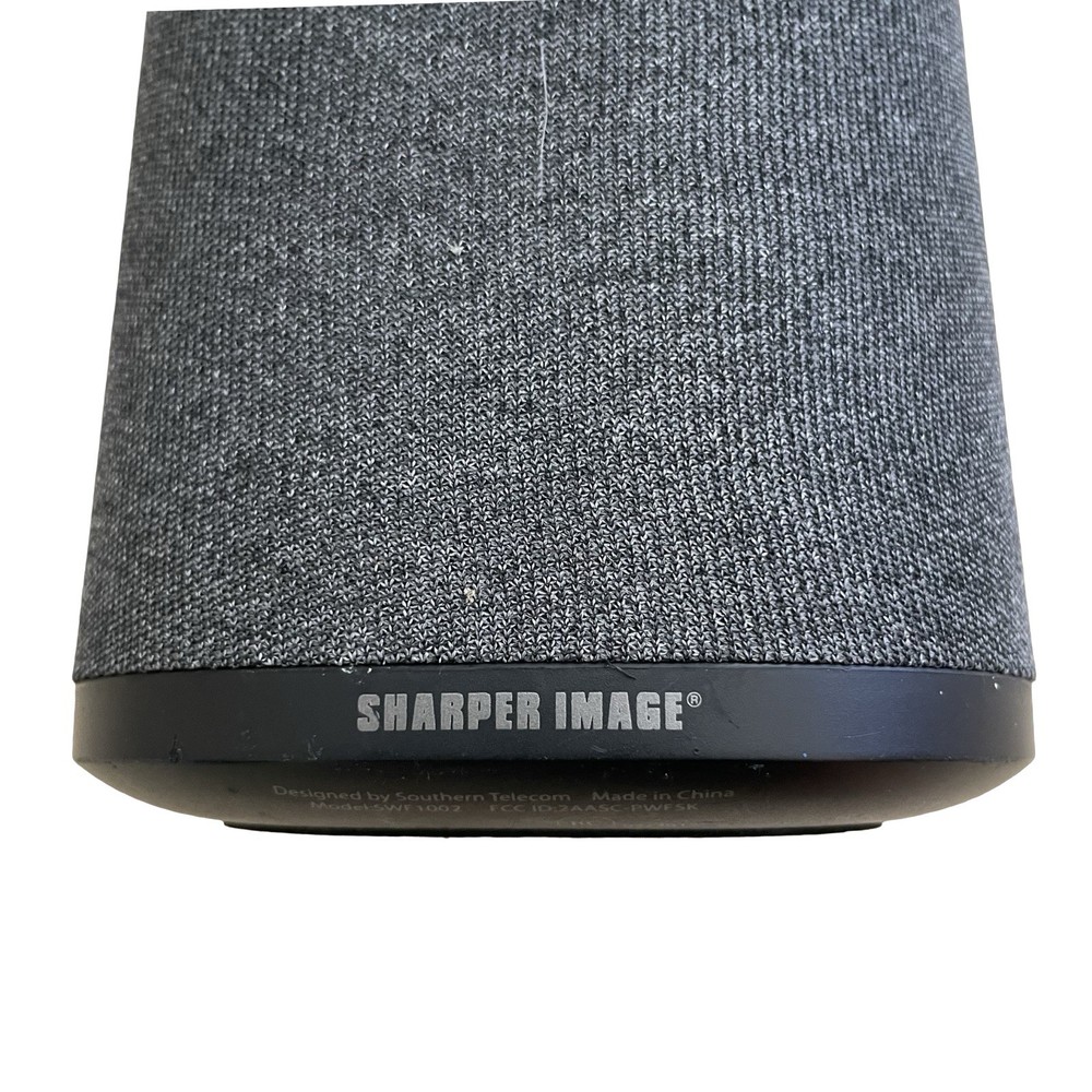 Sharper Image SWF1002 Speaker Alexa Enabled Bluetooth Smart Speaker Gray