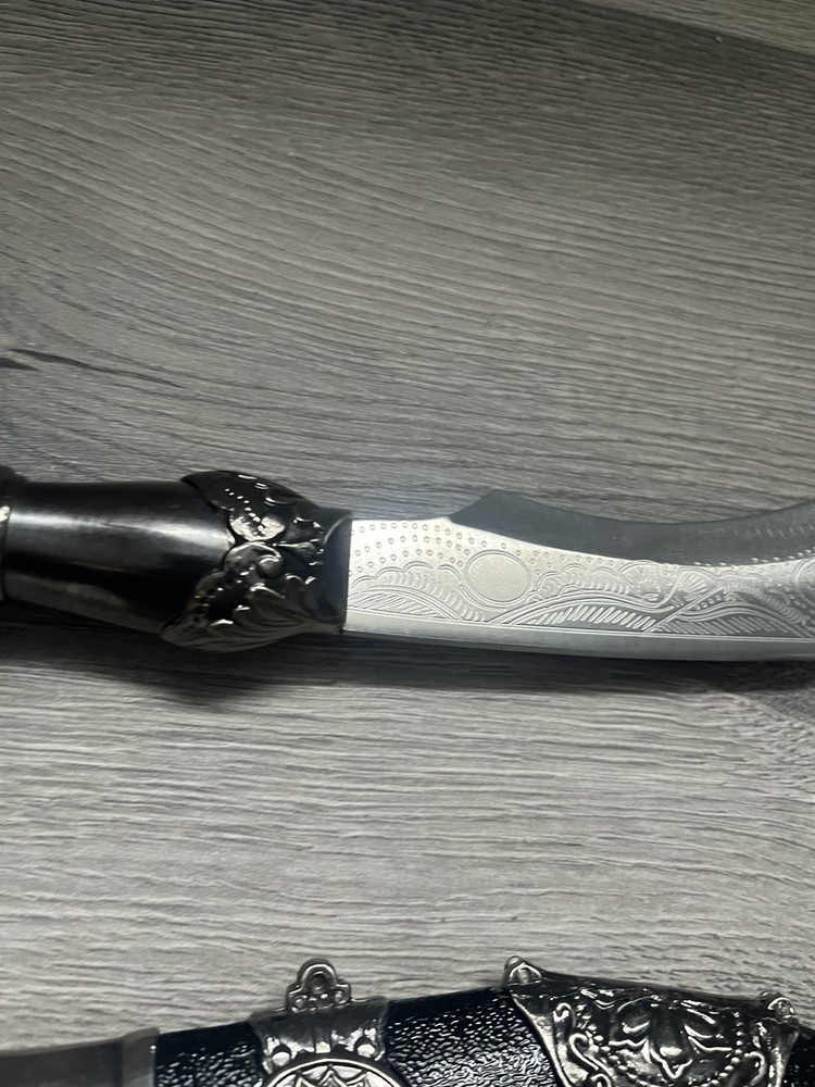Ornamental Knife And Sheath