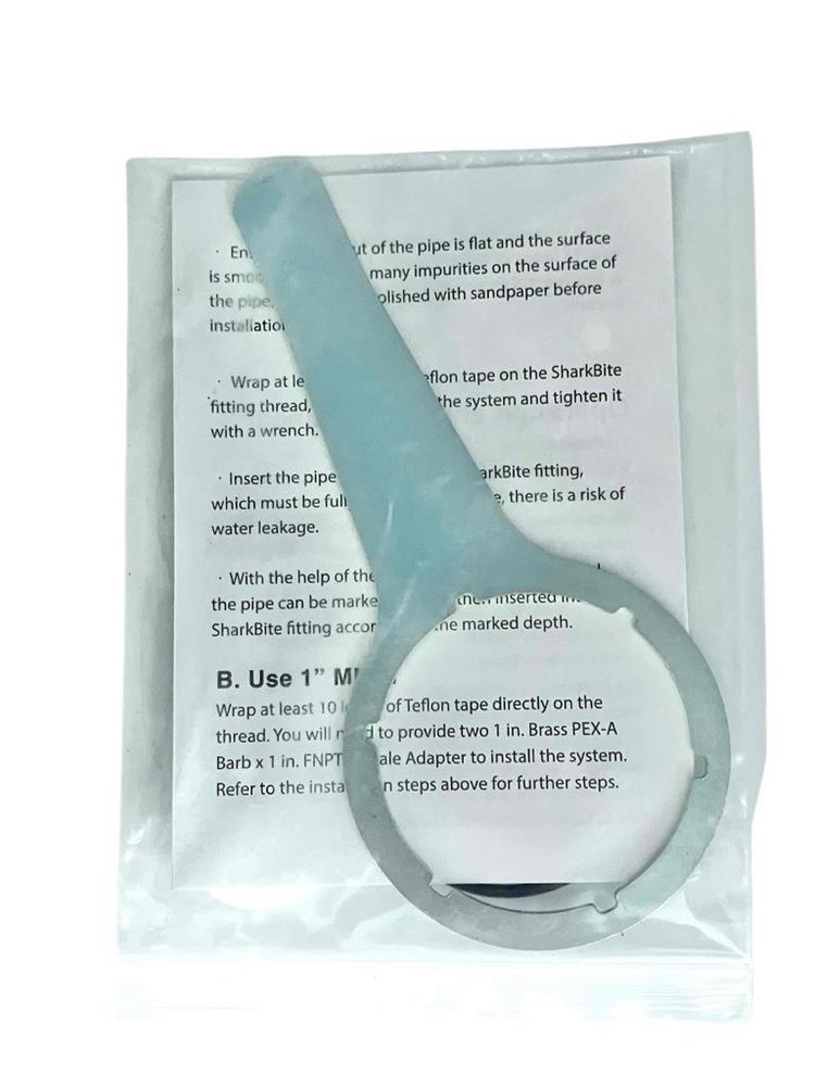 Waterdrop Backwash Spin Down Sediment Filter Whole House Pre-Filtration System