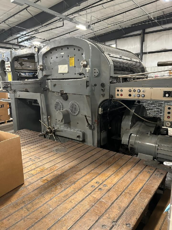 1260 E Bobst Die Cutter
