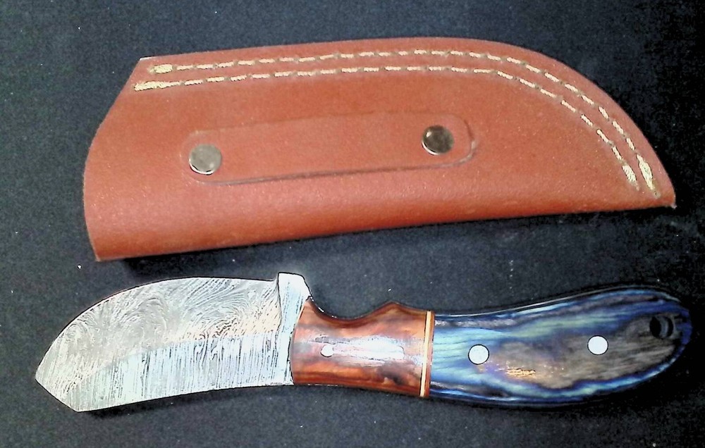 Damascus Fixed Bland Knife