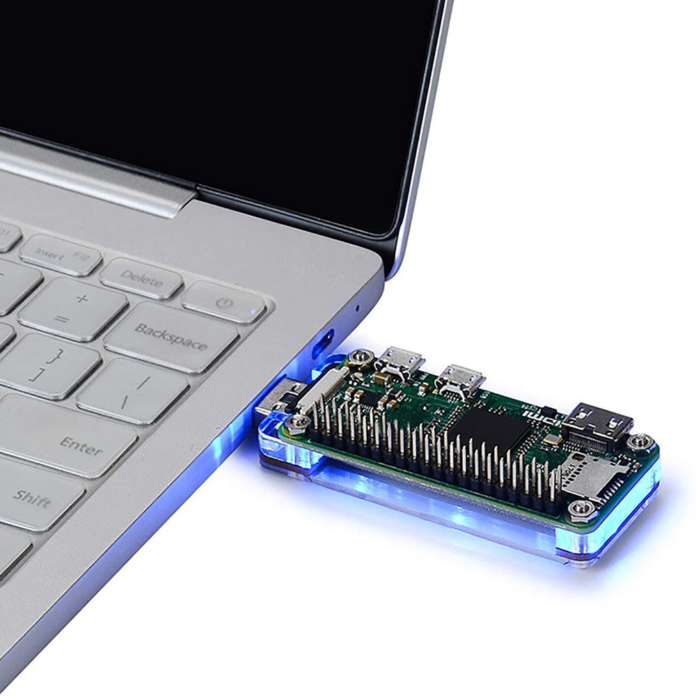 USB Device Expansion Board W/ Acrylic Case for Raspberry Pi Zero/Zero W/Zero WH