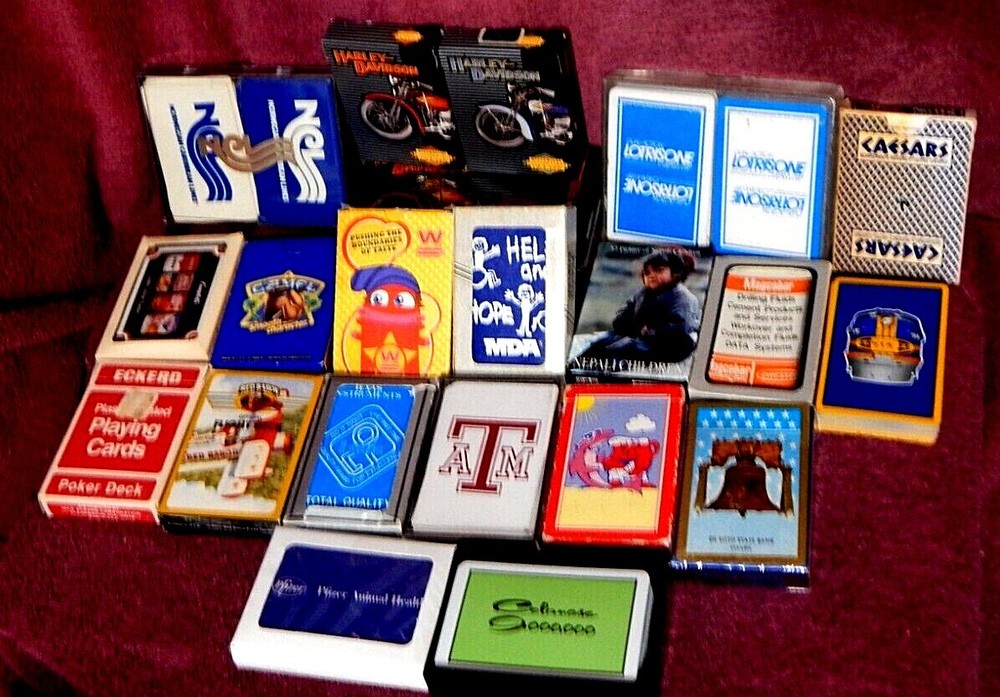 Vintage Advertising Playing Cards
