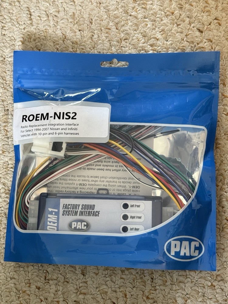 PAC ROEM-NIS2 Interface Retains Factory amp in select Nissan