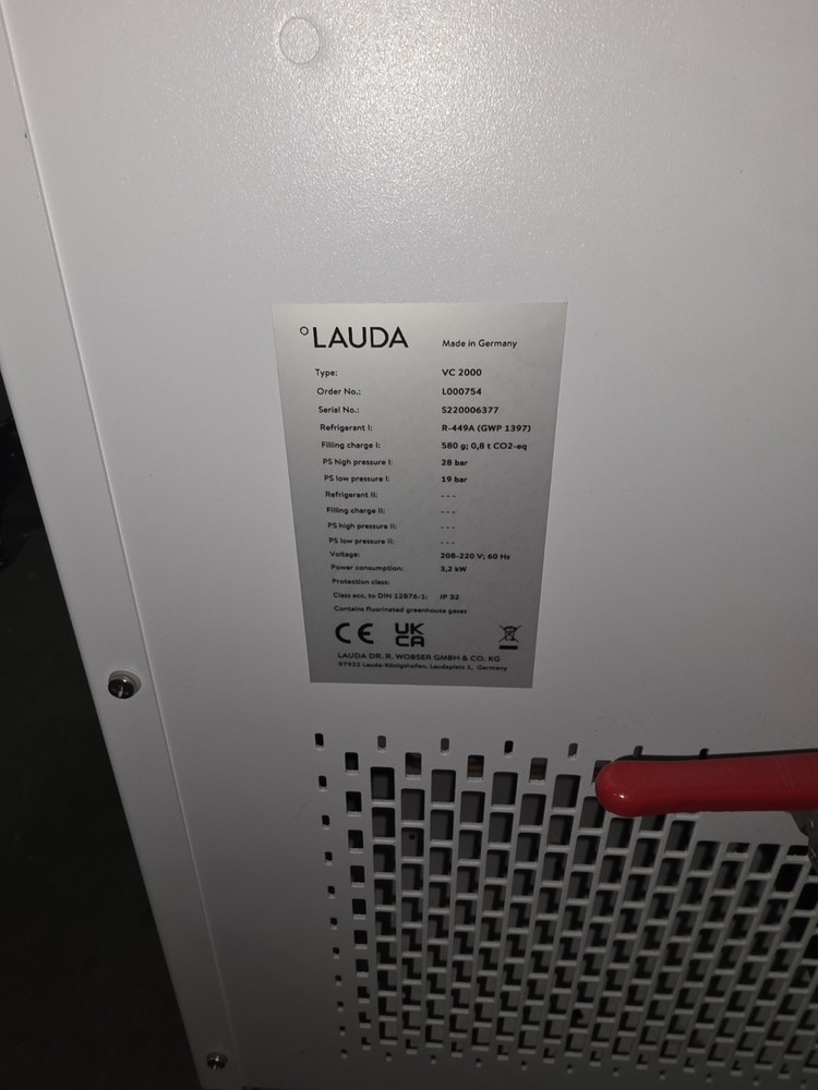 Lauda VarioCool Recirculating Chiller VC2000 UK Model