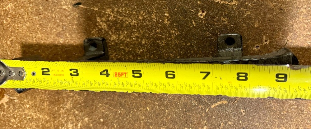 TWO 9.3" Cast Iron Foundry Style RUSTIC Barn Handle Gate Pull Shed Door Handles