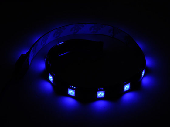 Silverstone Blue 30cm 15 LED Plastic Strip (LS01A) Computer Lights