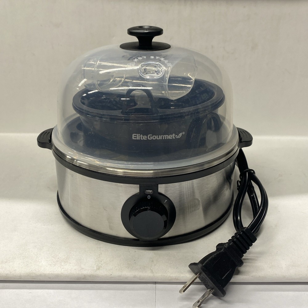 Elite Platinum Stainless Steel Automatic Eggs Cooker Steel Automatic