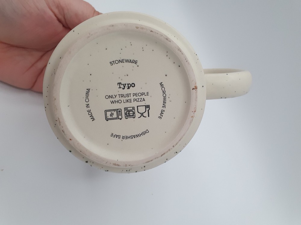 TYPO COFFE CUP HIGH ON LIFE MUSHROOMS GETTING HIGH REFERENCE HAHA