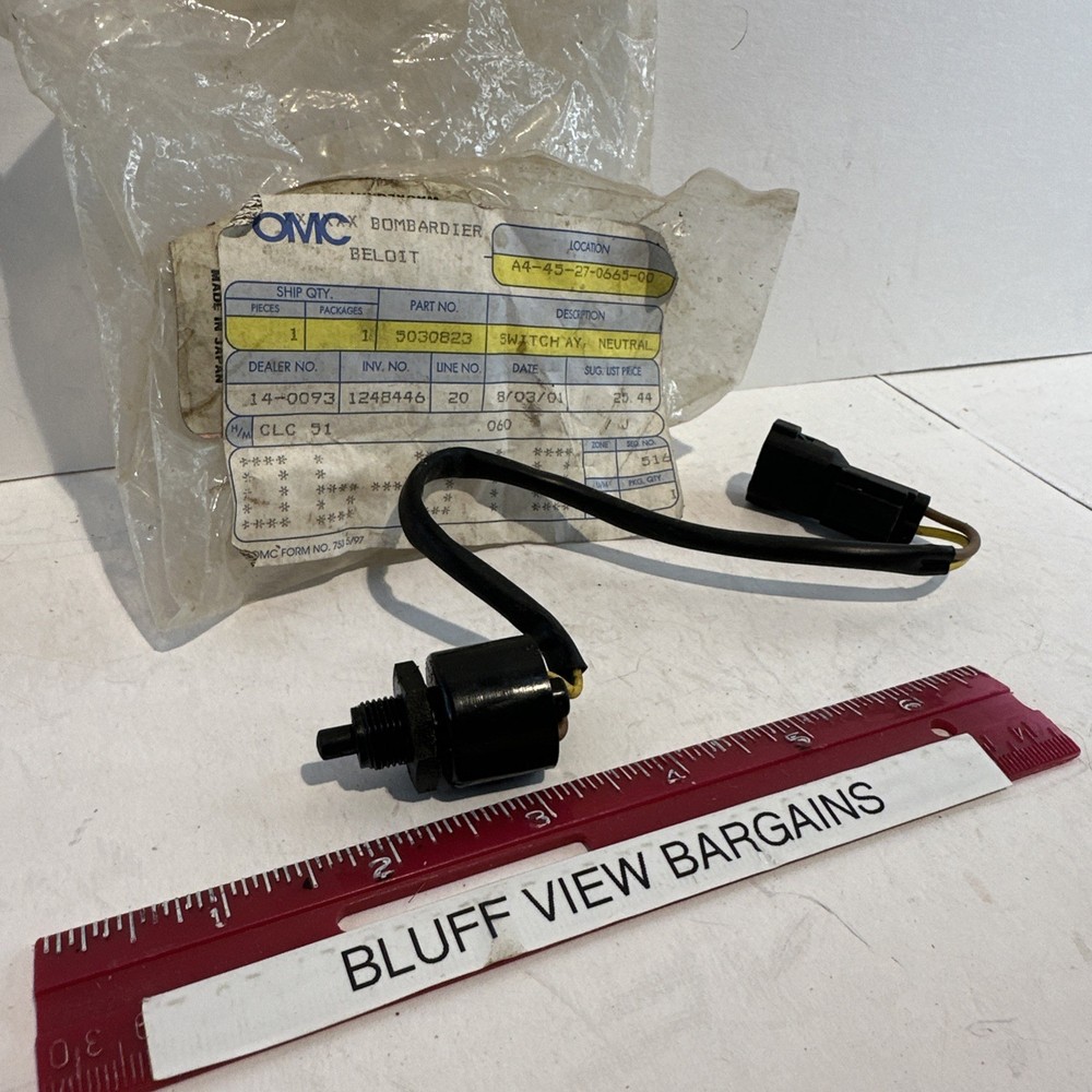 Evinrude ,Johnson OMC Neutral Switch - 5030823 NOS