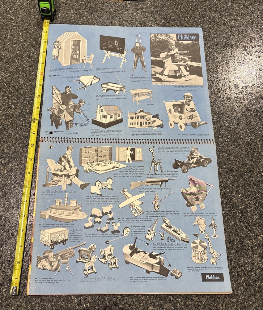 Vintage Easi-Bild Pattern Catalog From 1961 VG Condition for Age Great Graphics