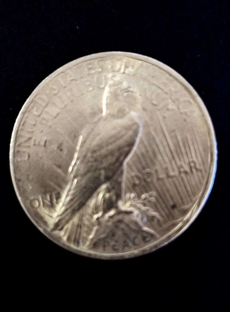 1922 Silver Peace Dollar Coin, Beautiful
