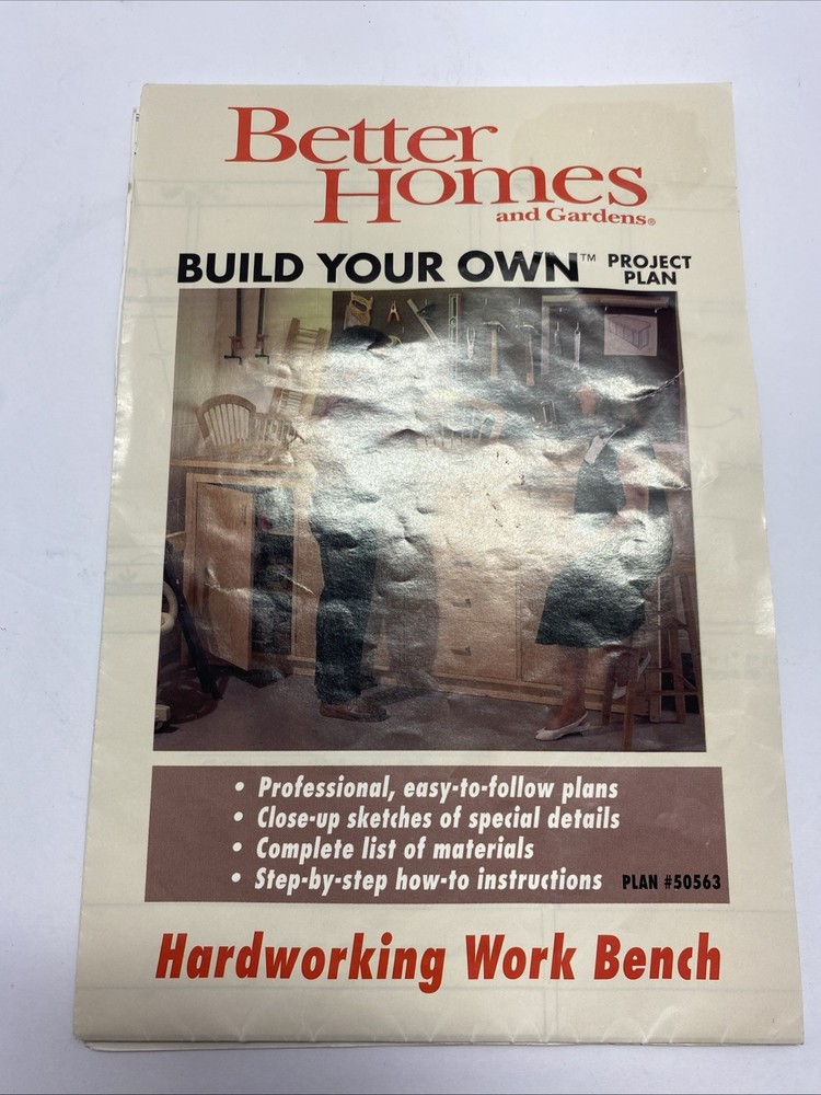Better Homes And Gardens Hardworking Work Bench Plans