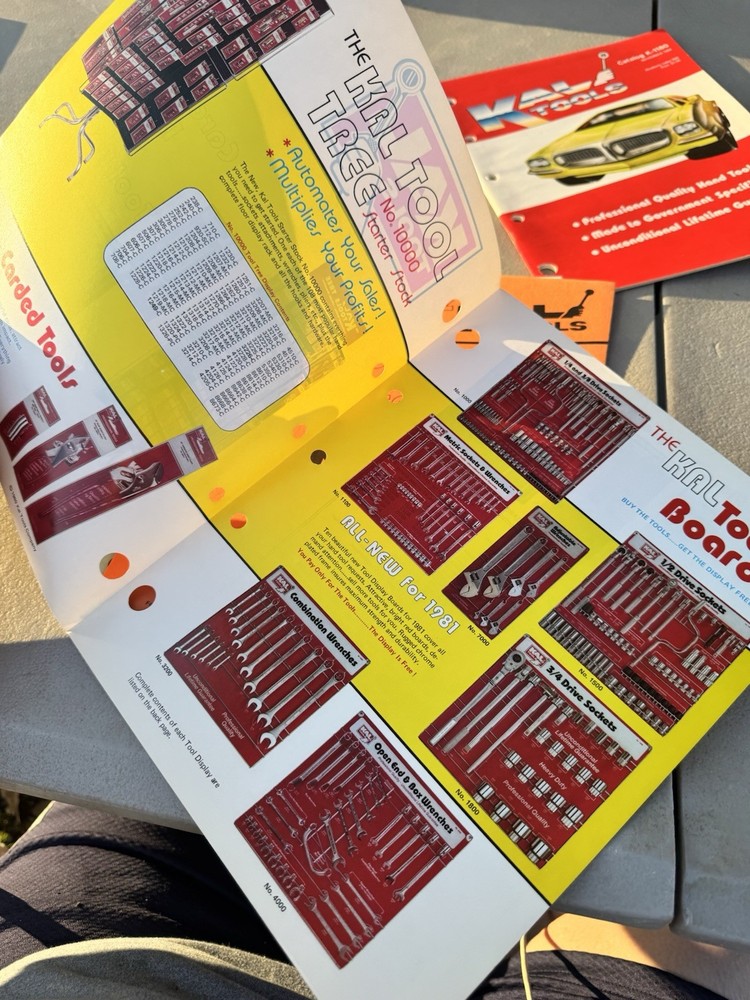 kal tools catalog lot