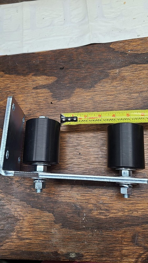 Slide Gate Guide Rollers L Rear Adjusting Bracket Mount for Sliding Rolling Gate