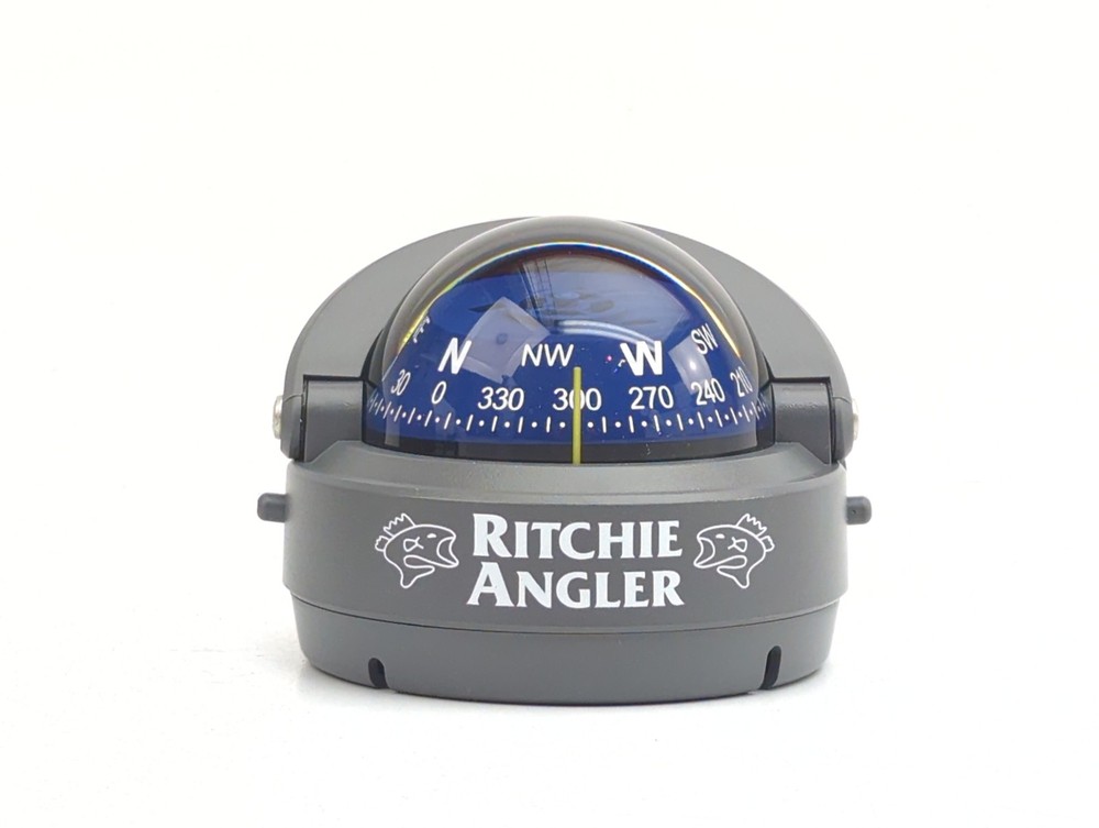 Ritchie S-53G Explorer Angler Boat Marine Gray 2-3/4" Dial Surface Mount Compass