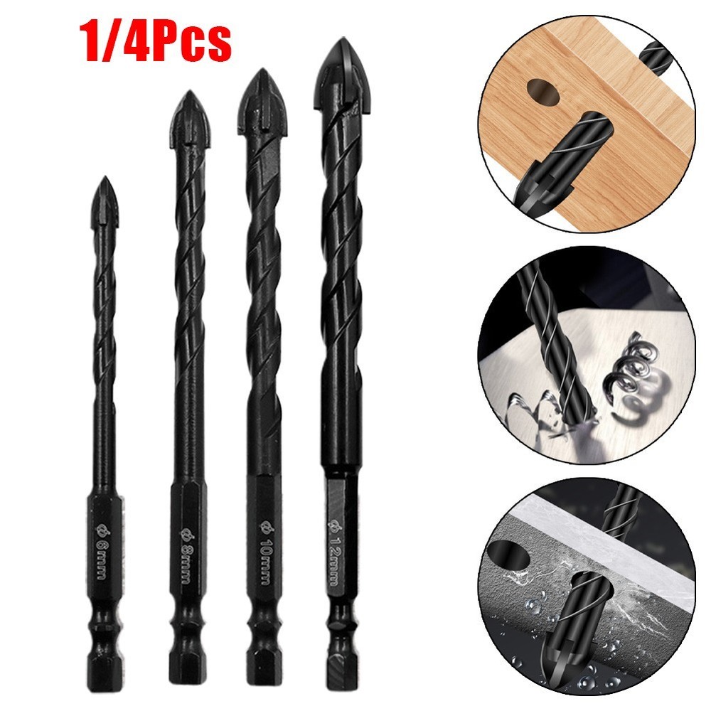 Multifunctional Triangle Drill Bit Glass Ceramic Vitrified Brick Full Tile Wall
