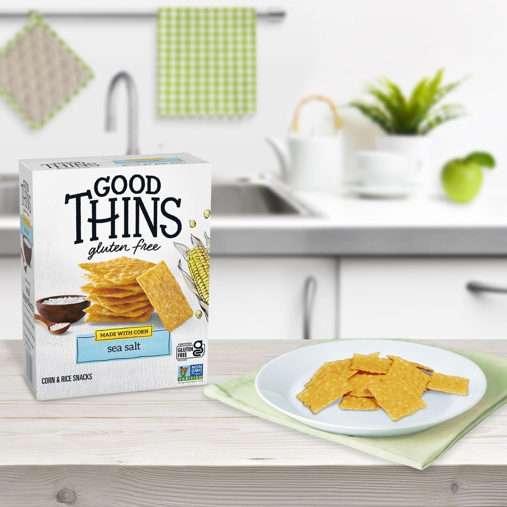 Rice & Corn Snacks Gluten Free Crackers Variety Pack Bulk Snack Crackers 4 Boxes