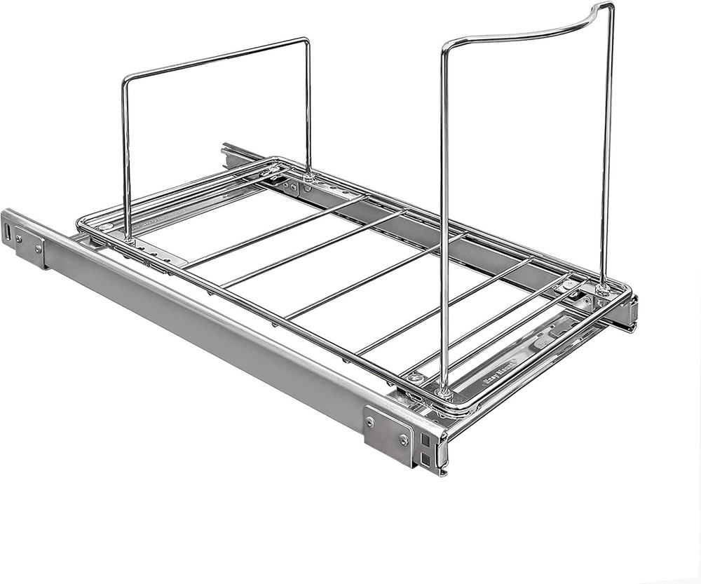 Elegant Pull-Out Trash Can Drawer - Under-Sink Organizer for Kitchen Cabinets