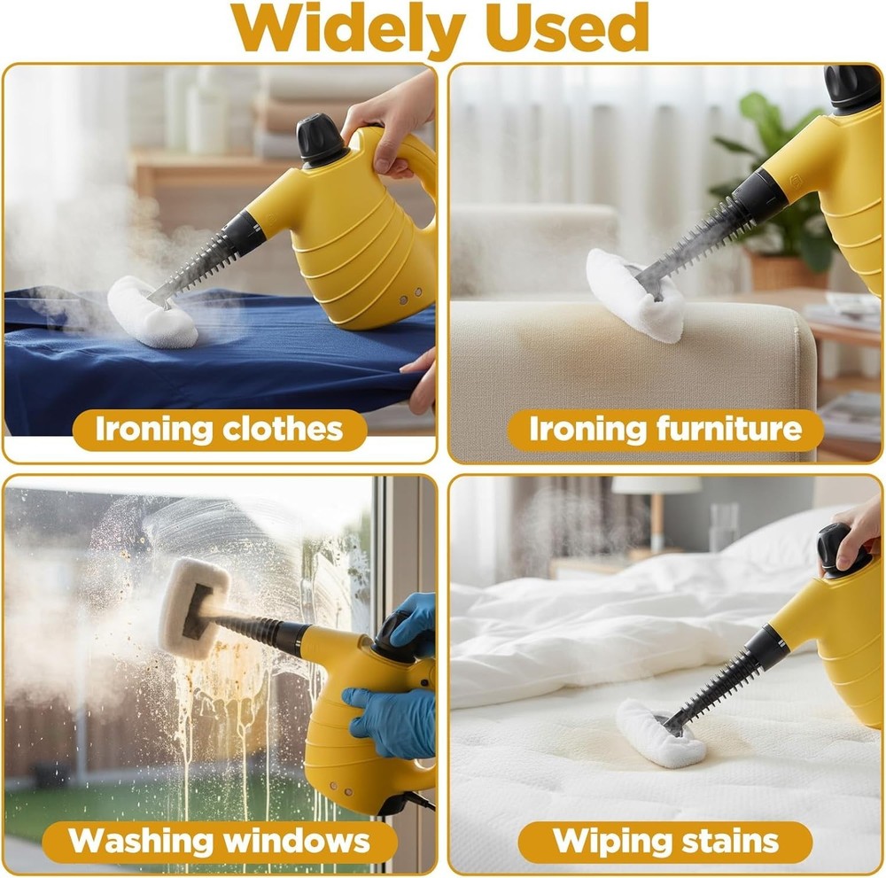 Effortless Cleaning: 8 Pack Reusable Microfiber Steam Mop Pads for All Surfaces