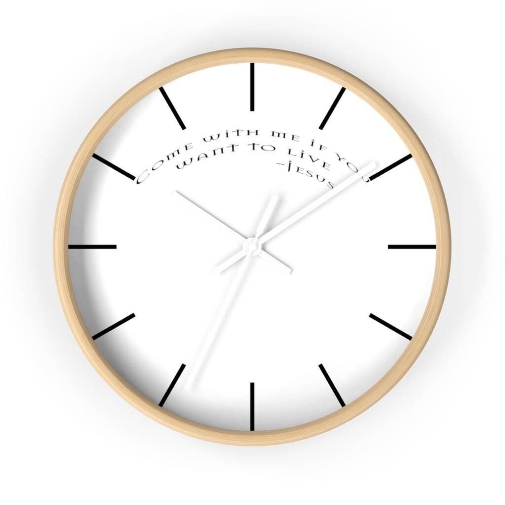 Wall Clock "Come with Me"