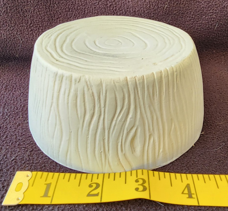 Ready to Paint Ceramic Bisque Tree Stump