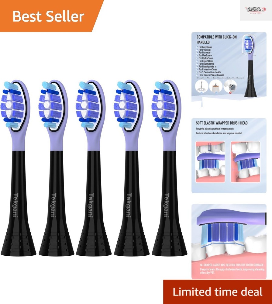 5-Pack Philips Sonicare Toothbrush Replacement Heads – Gentle Multi-Action Clean