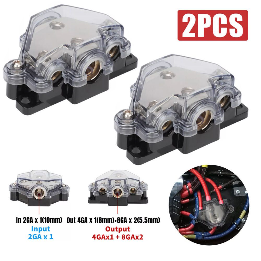 2pcs Durable Zinc Alloy Construction Distribution Block High Quality
