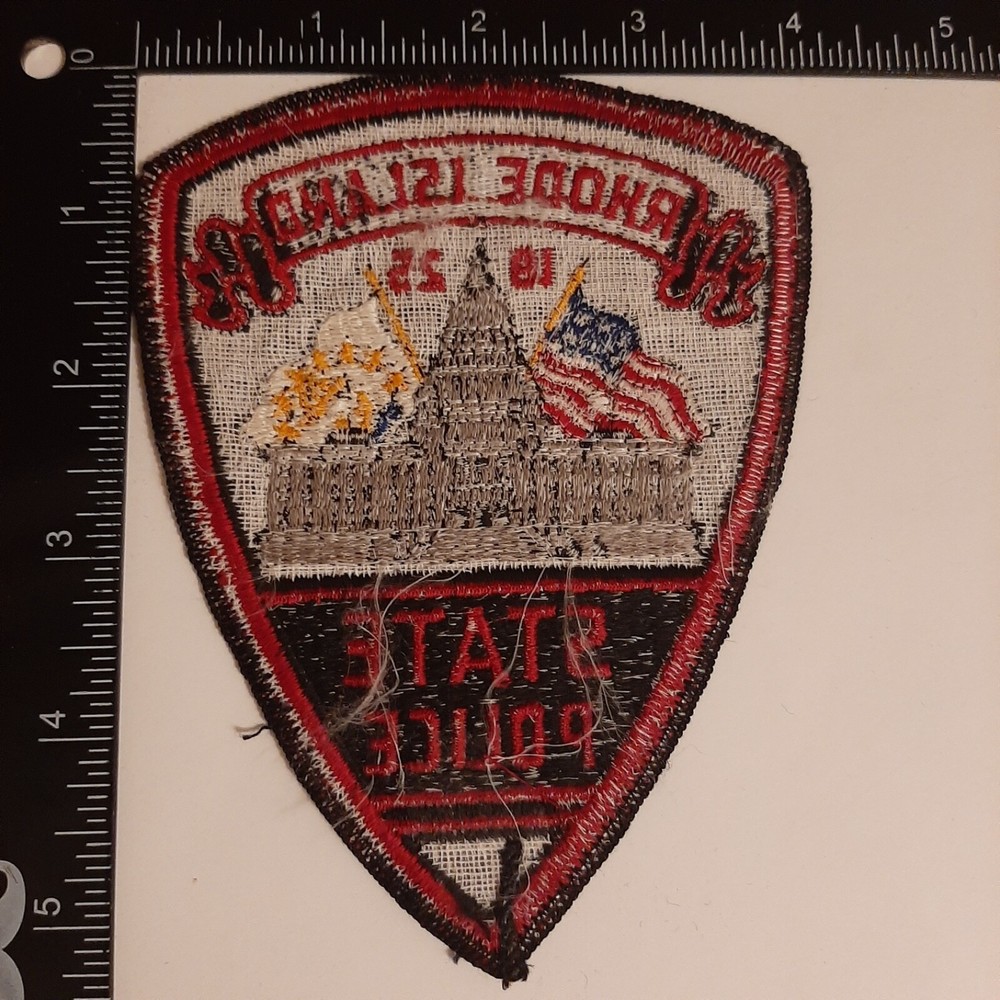 VINTAGE Rhode Island State Police Patch