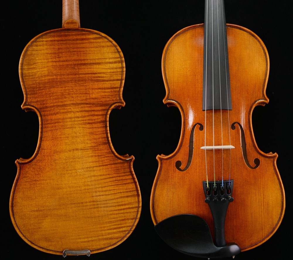 Nicely Hand Made 1/2 Violin 1-PC Back Loud Tone