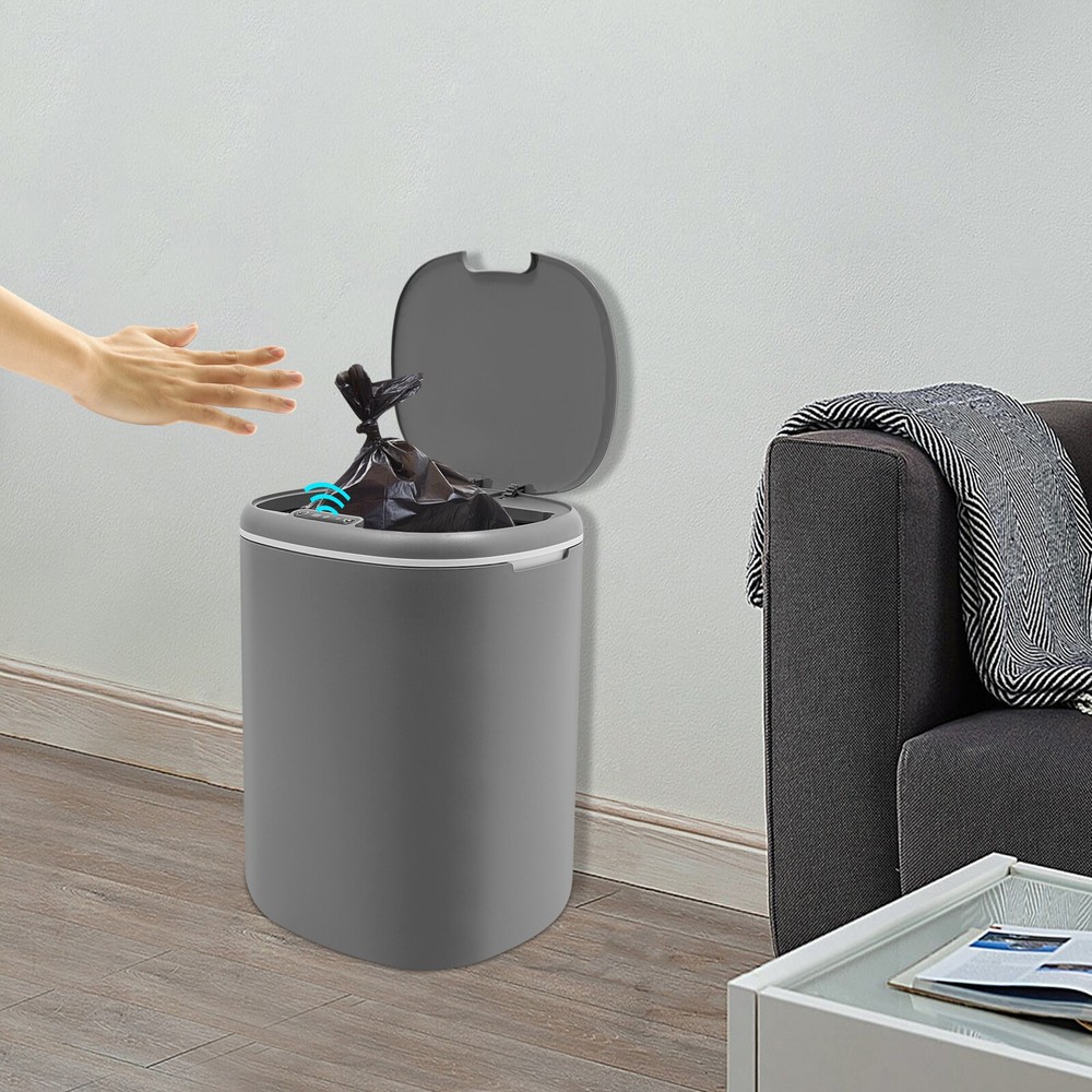 5.2 Gallon Automatic Sensor Trash Can, Touchless 20L Trash Bin Bathroom Kiitchen