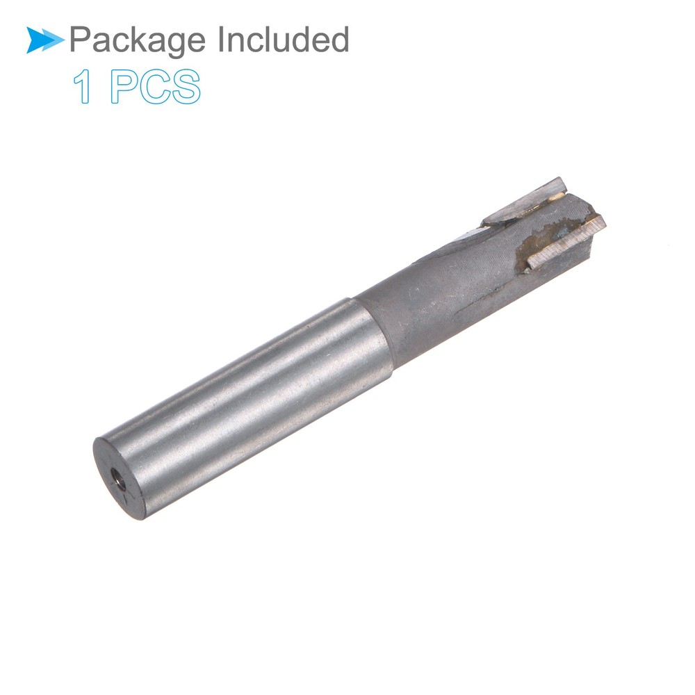 Square Nose End Mill, 3 Flute 0.55" Cutting Dia Solid Tungsten Carbide