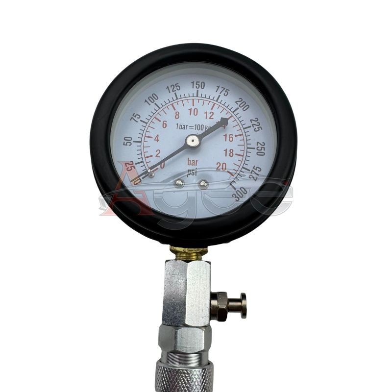Engine Cylinder Compression Tester Gauge Kit Gas Petrol Diagnostic Testing Tool